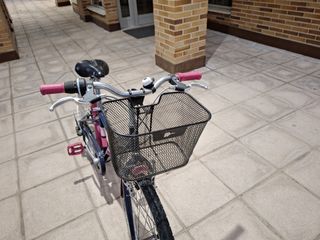 Bicicleta Decathlon 24 Azul y Rosa