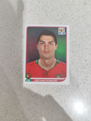 CROMO CRISTIANO RONALDO MUNDIAL SUDÁFRICA 2010