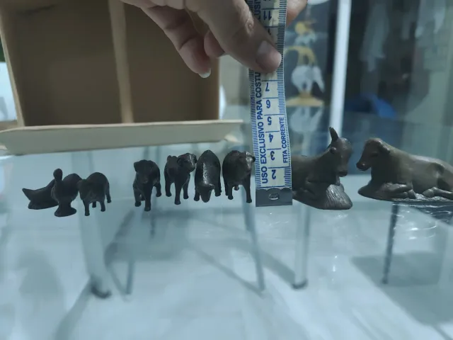 Figure dei Tre Re in metallo di Belén