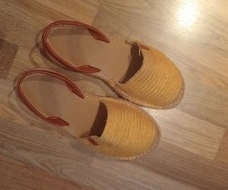 Sandalias de esparto