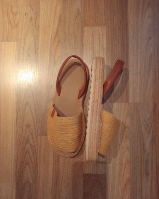 Sandalias de esparto