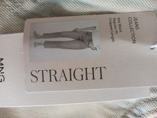 Jeans rectos Mango nuevos con etiqueta