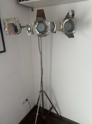Lampara decorativa focos de cine