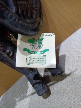 Marioneta Siciliana Guerrero Medieval