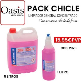 LIMPIADOR GENERAL CONCENTRADO – AROMA CHICLE