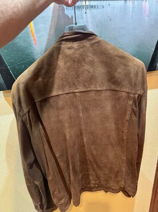 Chaqueta Massimo Dutti Cuero Marrón