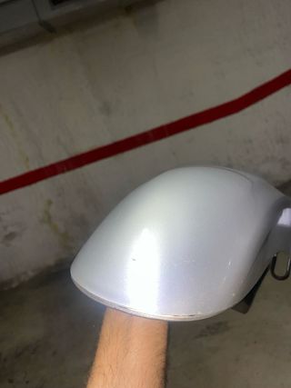 Guardabarros delantero plateado