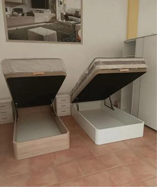 Canape abatible base tapizada