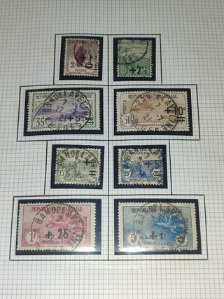 Sellos Francia 1922 Orfelinos de Guerra