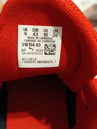 Zapatillas Deportivas Rojas