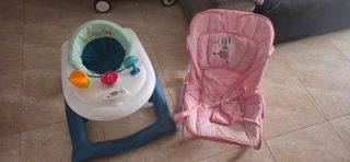 Hamaca y andador para bebé los dos 25€