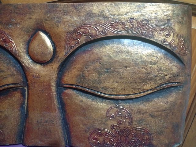 Cuadro Ojo de Buda Madera