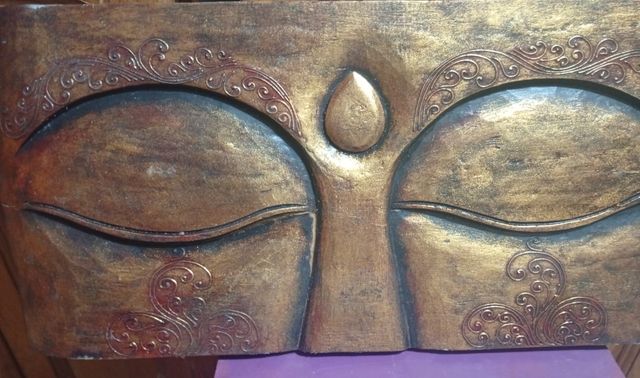 Cuadro Ojo de Buda Madera