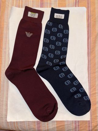 2 Calze NUOVE Firmate”EMPORIO ARMANI”MADE IN ITALY