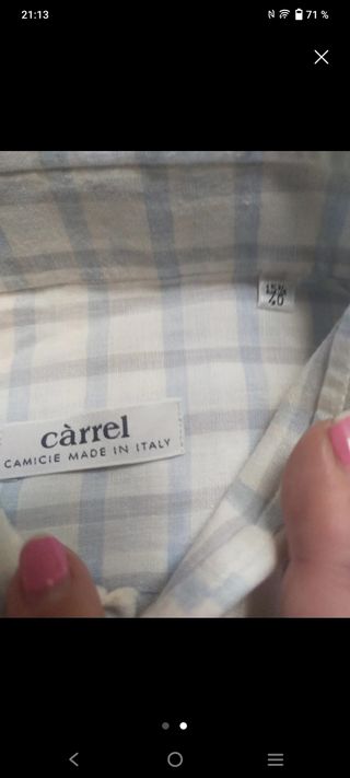 Camisa hombre Talla L