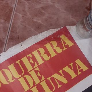 POSTER ORIGINAL AÑOS 70 ESQUERRA REPUBLICANA