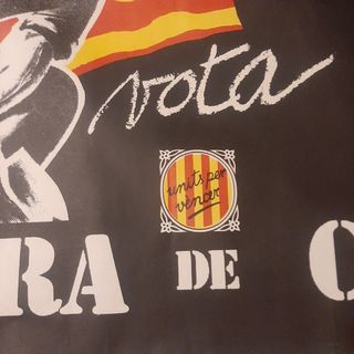 POSTER ORIGINAL AÑOS 70 ESQUERRA REPUBLICANA