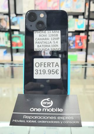 iPhone 13 Mini 128GB Negro Batería 100%