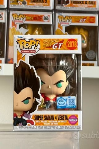 Funko Dragon Ball GT Super Saiyan 4 Vegeta Flocked