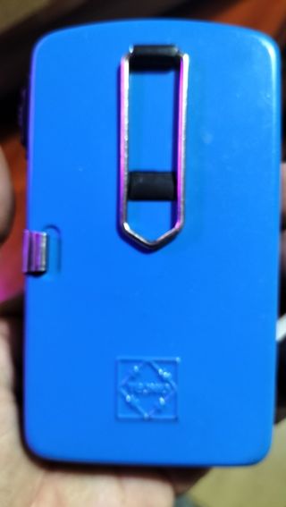 Torcia vintage blu