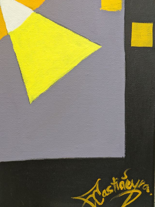 Cuadro abstracto moderno ORIGINAL de D. Castiñeyra