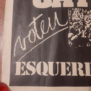 CARTEL POSTER ORIGINAL AÑOS 70 ESQUERRA REPUBLICAN