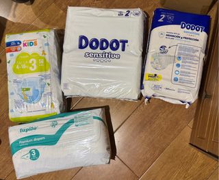 Lote Pañales Dodot y Lupilu 2 y 3