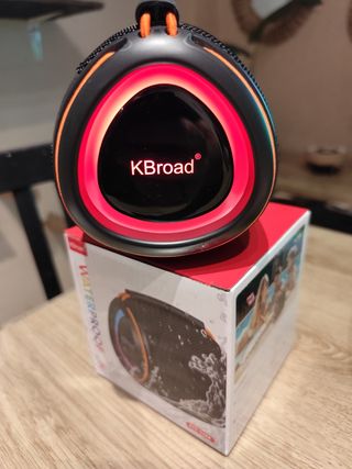 Altavoz Bluetooth y Waterproof - Negro/Naranja