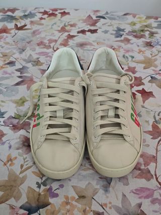 Zapatillas Gucci Beige Talla 43