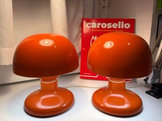 Coppia Lampade Flos Jucker Arancio