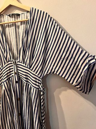 Vestido Rayas Zara Talla XS