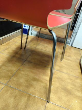 Sillas Ikea Madera Rojas