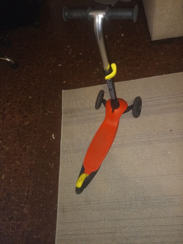 Patinete infantil 3 ruedas naranja