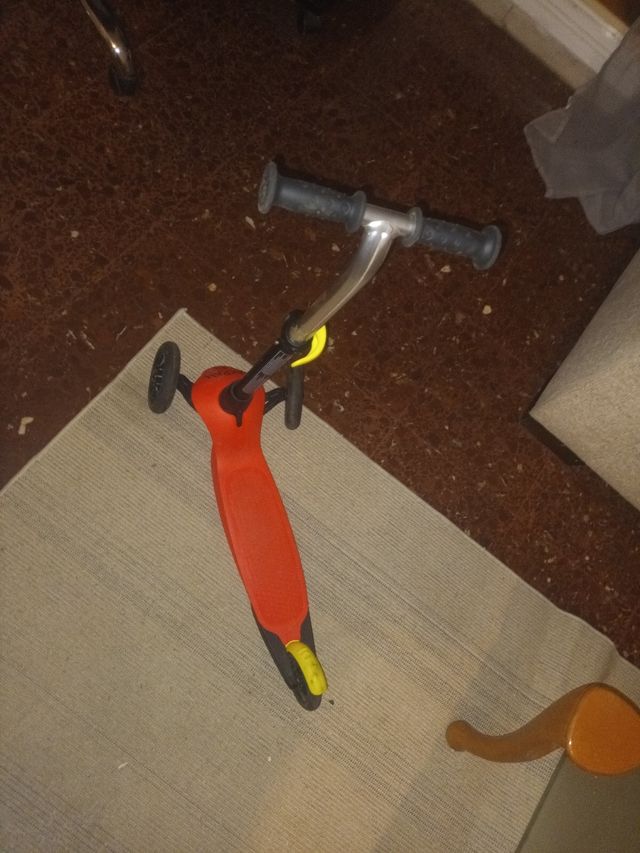 Patinete infantil 3 ruedas naranja