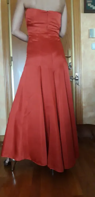 Vestido de fiesta rojo talla 40