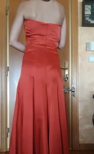 Vestido de fiesta rojo talla 40