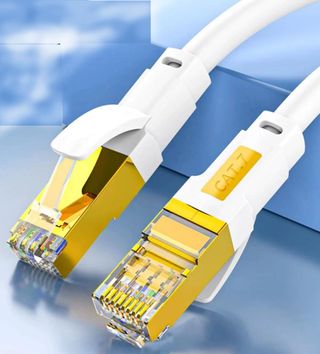 ✨ - Elfcam cable ethernet cat7 blindado blanco