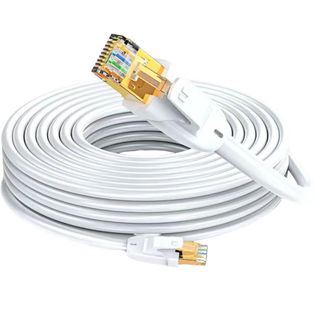 ✨ - Elfcam cable ethernet cat7 blindado blanco