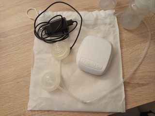 Sacaleches eléctrico doble y calienta biberones