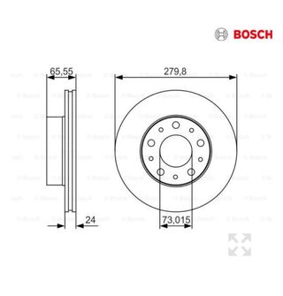 Discos de Freno Bosch Citroen Fiat Peugeot