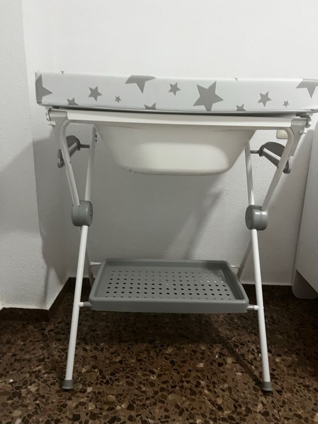 Bañera Cambiador Bebé Plegable