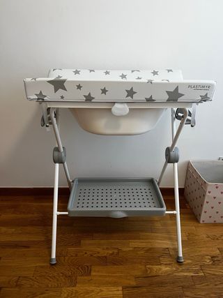 Bañera Cambiador Bebé Plegable