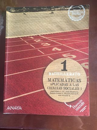 Matemáticas aplicadas a las Ciencias Sociales I.
