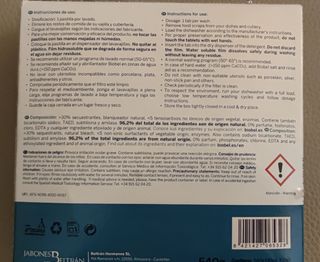 Biobel 30 Pastillas Lavavajillas Natural