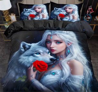 Funda Nórdica Lobo chica 173x219 cm