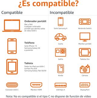 ✨ - Amazon Basics cable adaptador USB-C HDMI 4K