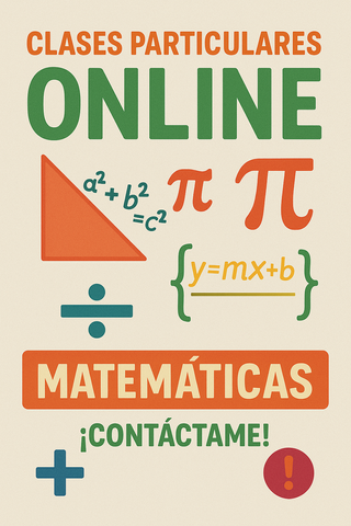 Profesor de Matemáticas online