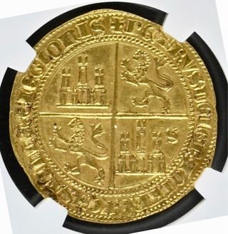 excelente Dobla 35 Maravedíes Pedro I Sevilla