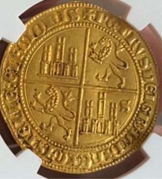 excelente Dobla 35 Maravedíes Pedro I Sevilla