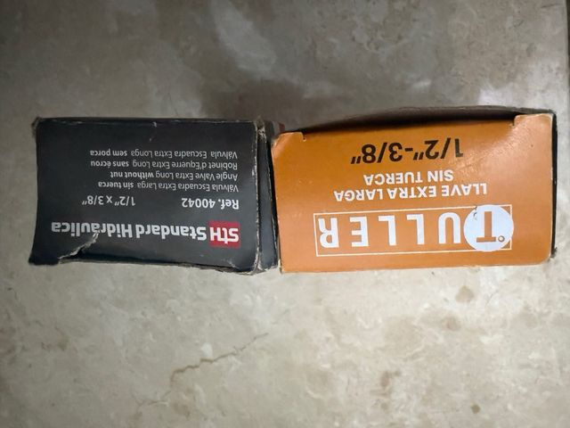 Válvula Escuadra y Llave Extra Larga